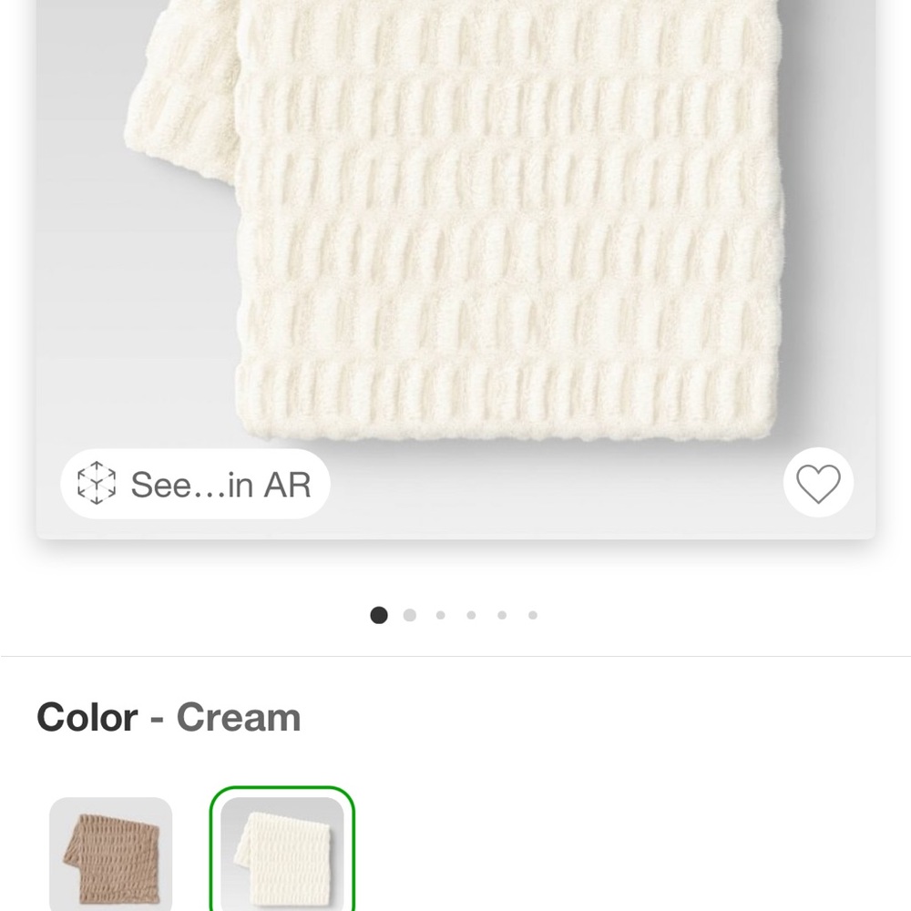 50"×60" Ruched Faux Rabbit Fur Throw
Blanket Cream